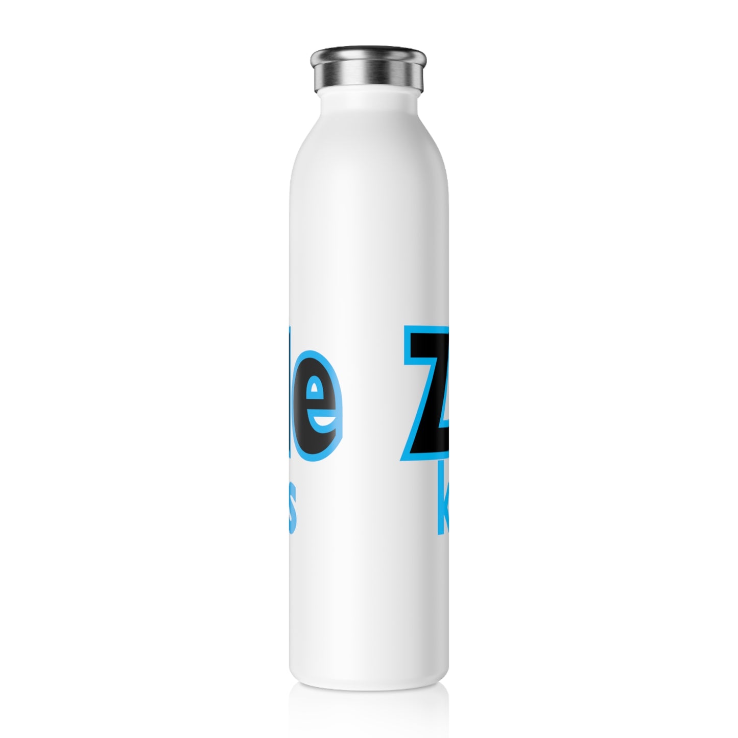 Slim Water Bottle — 'Zorzle' Love & Kindness Logo Stainless Steel Bottle
