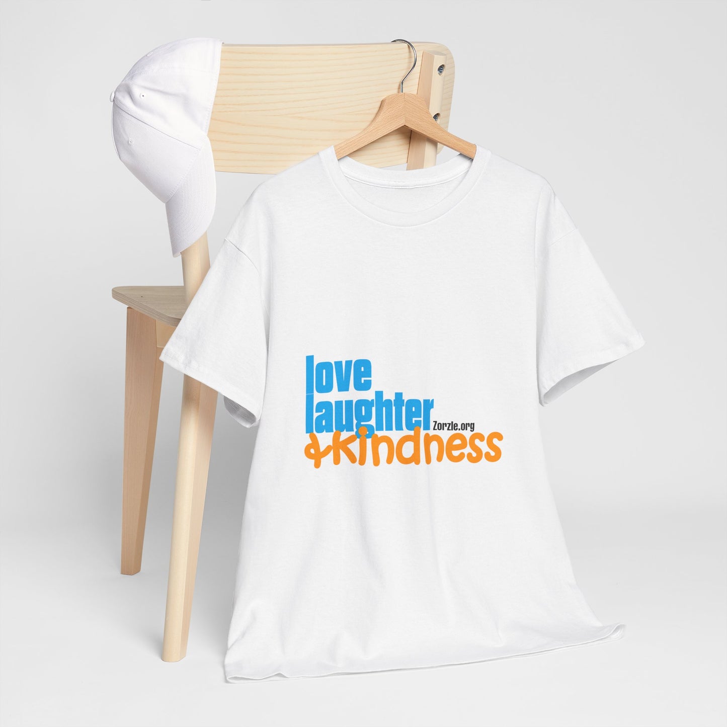 Love Laughter Kindness Unisex Heavy Cotton Tee