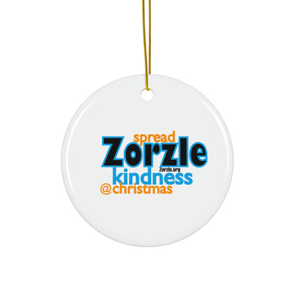 Kindness Spread Ceramic Ornament - Star Shape, Holiday Decor