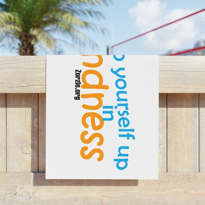 Kindness Quote Beach Towel for Summer Fun