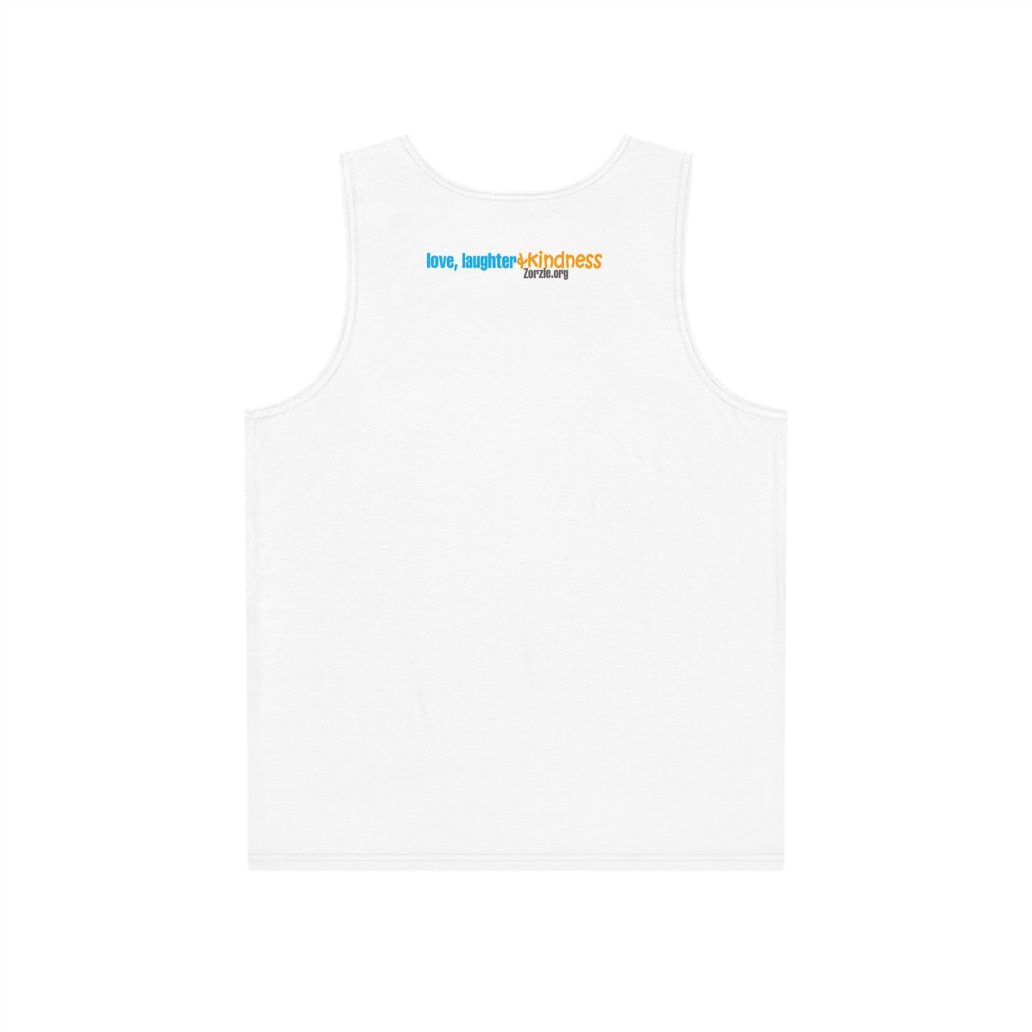 Positive Vibes Men's Tank Top - Love, Laughter & Kindness AOP