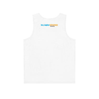 Positive Vibes Men's Tank Top - Love, Laughter & Kindness AOP