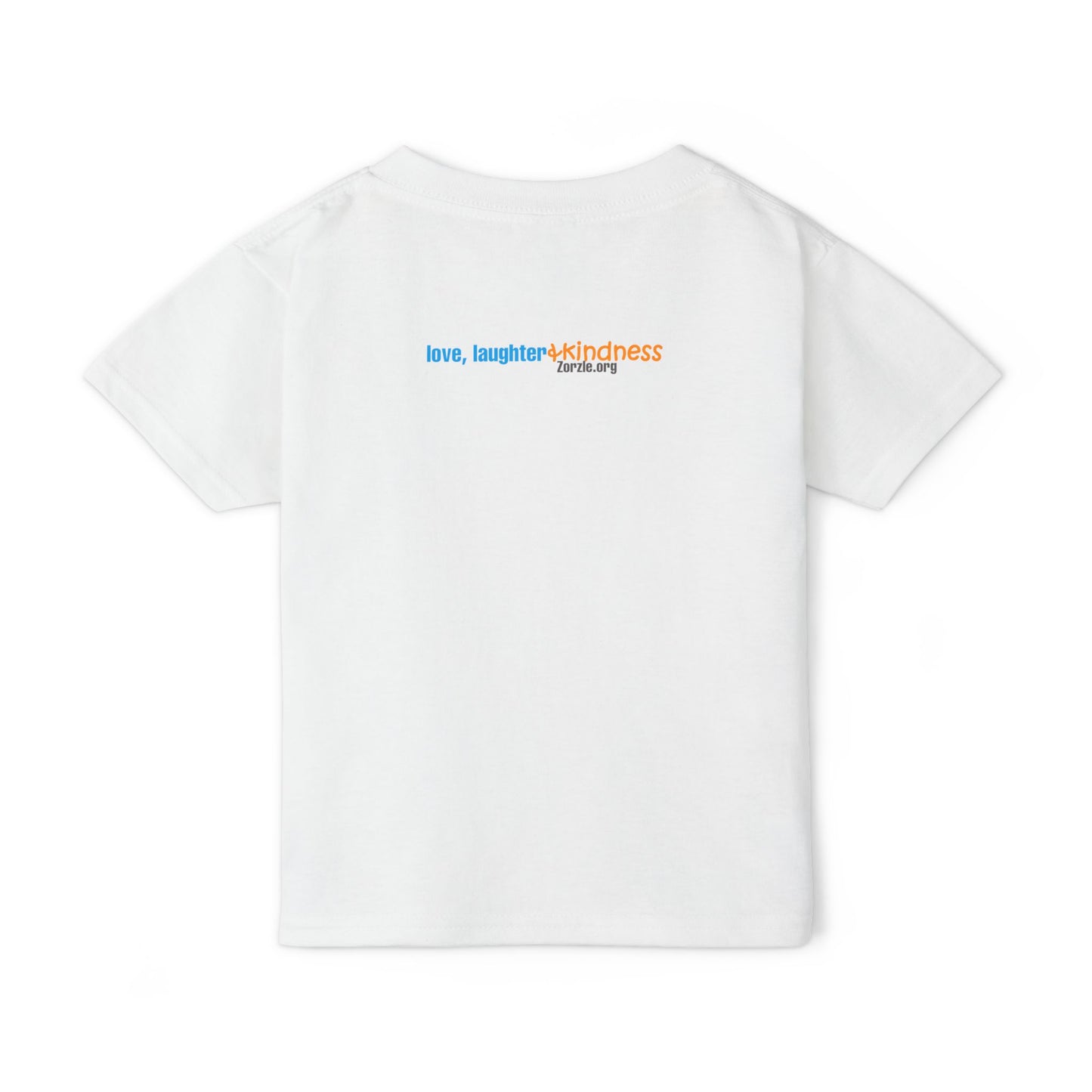Kindness Toddler T-Shirt - Love, Laughter, & Kindness Design