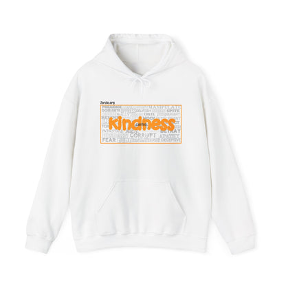 Kindness Word-Cloud Hoodie — Inspirational Positive Message Sweatshirt