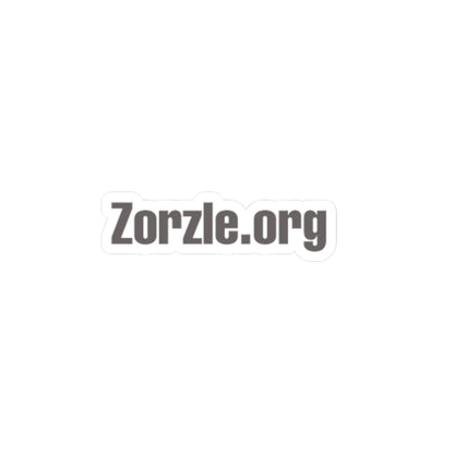 Custom Kiss-Cut Stickers - Personalized Zorzle.org Design for Laptops and Decor