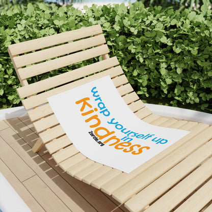 Kindness Quote Beach Towel for Summer Fun