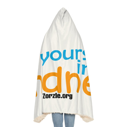 Hooded Blanket — "Wrap Yourself Up in Kindness" Cozy Throw