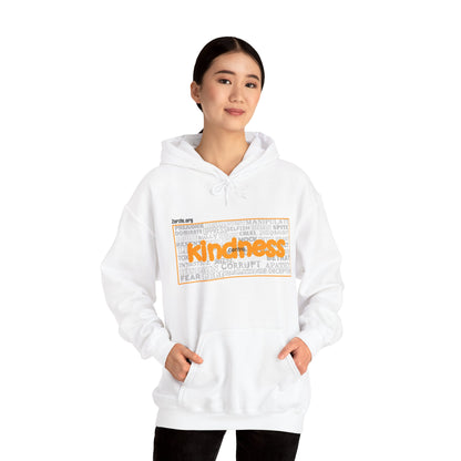 Kindness Word-Cloud Hoodie — Inspirational Positive Message Sweatshirt