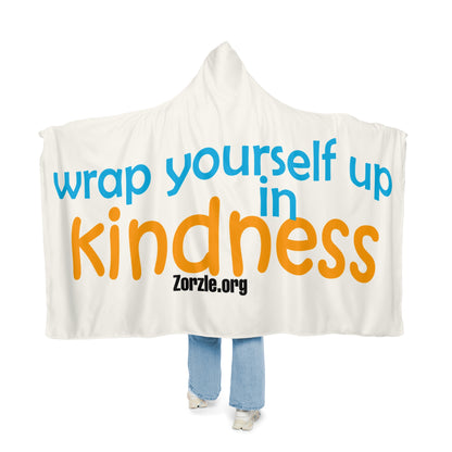 Hooded Blanket — "Wrap Yourself Up in Kindness" Cozy Throw