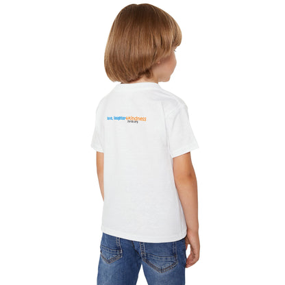 Kindness Toddler T-Shirt - Love, Laughter, & Kindness Design
