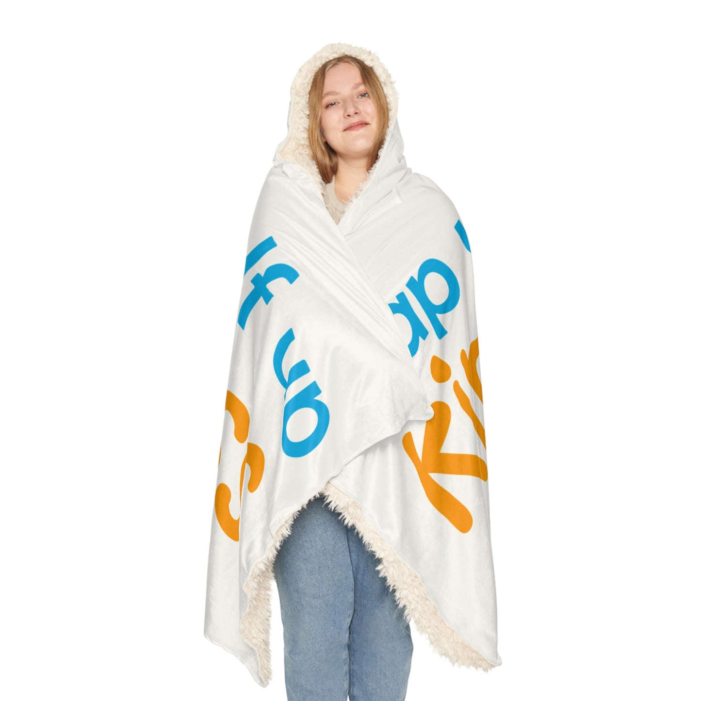 Hooded Blanket — "Wrap Yourself Up in Kindness" Cozy Throw