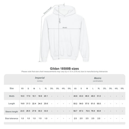 Youth Hoodie — "Love Laughter & Kindness" Inspirational Kids Hoodie