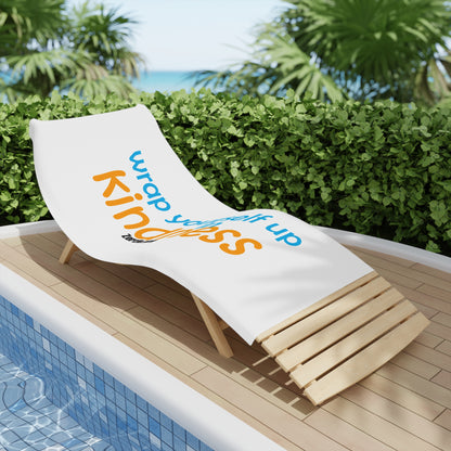 Kindness Quote Beach Towel for Summer Fun