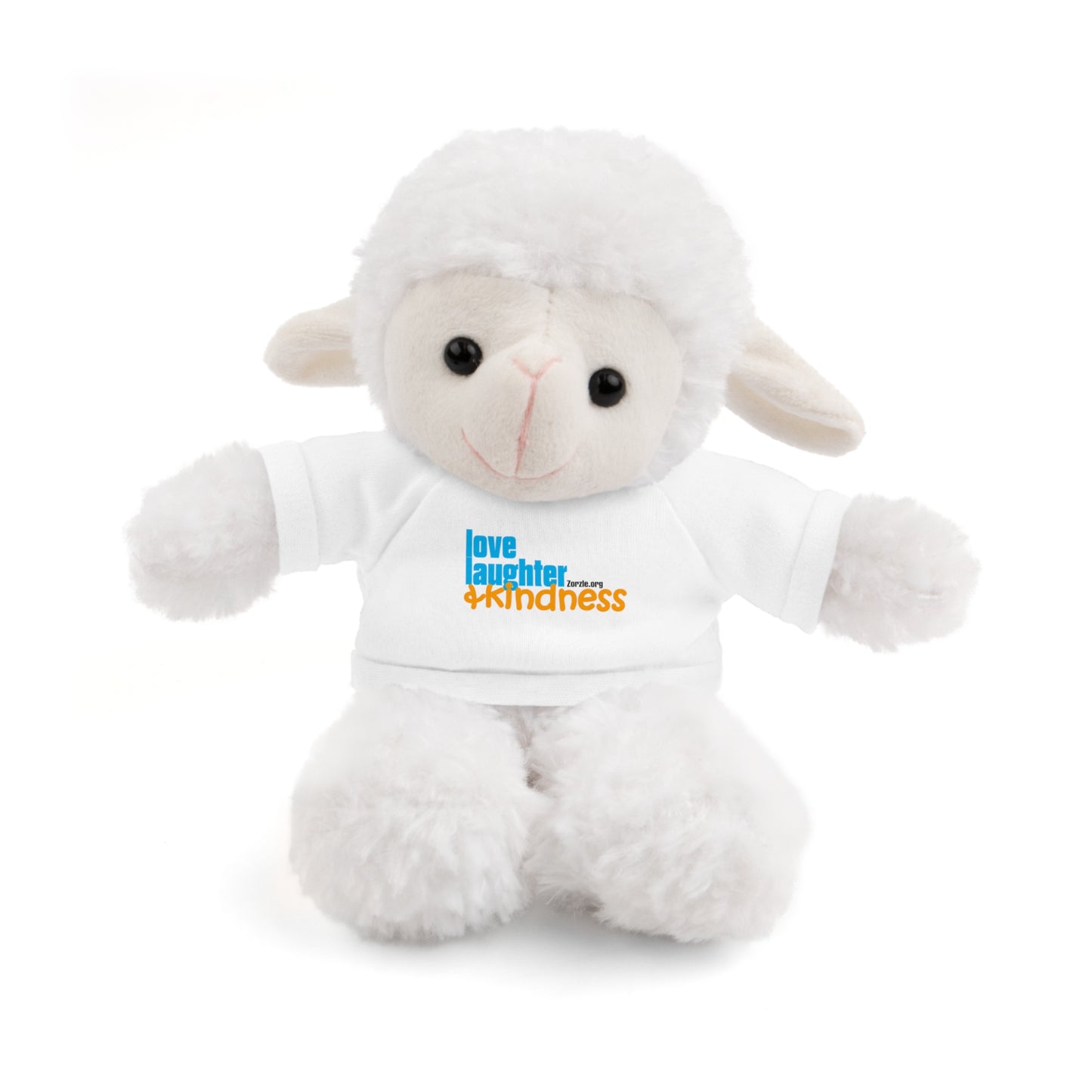 Kindness Sheep Plush with "Love Laughter Kindness" Tee