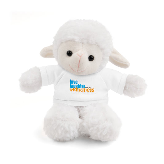 Kindness Sheep Plush with "Love Laughter Kindness" Tee