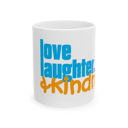 Kindness Ceramic Mug - 11oz & 15oz | Inspirational Drinkware for Daily Motivation