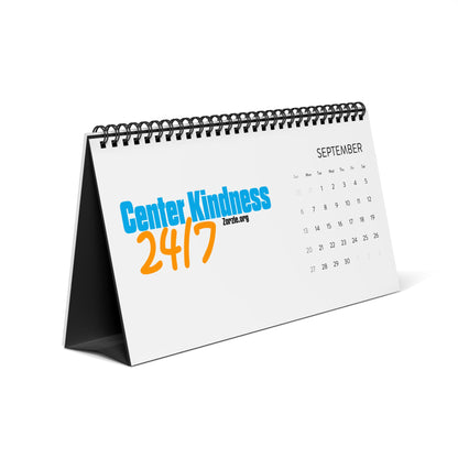 2026 Inspiring Desktop Calendar - Center Kindness 24/7