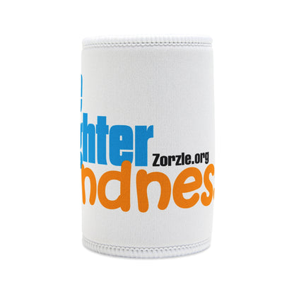 Stubby Cooler - "Love, Laughter & Kindness" Can Cooler | Bright Positive Drink Holder for Parties & Gifts